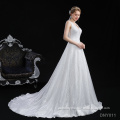 backless sleeveless Lace Appliques Ball Gown Wedding Dress Bridal Gowns